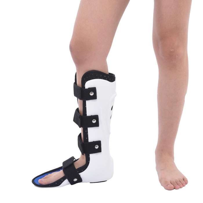 Calf Ankle Fracture Sprain Fixation Brace Plaster Shoe Foot Support Brace, Size: M Right(Long Ver...
