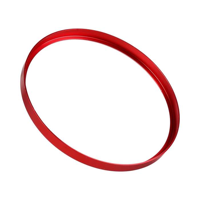 Car Headlight Switch Decorative Ring for Volkswagen Golf (Red)