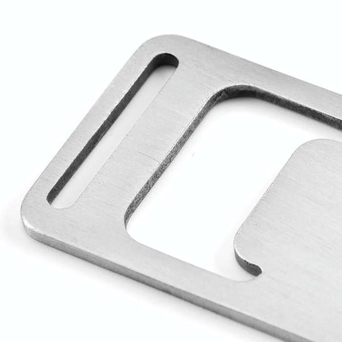 20 PCS Ribbon Bottle Opener Stainless Steel Card Bottle Opener Outdoor Backpack Webbing Buckle La...