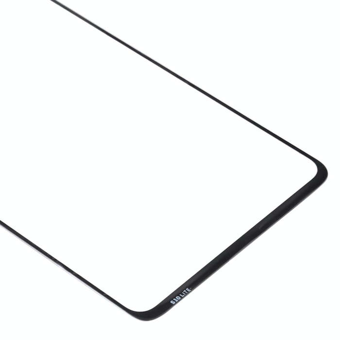 For Samsung Galaxy A71 Front Screen Outer Glass Lens (Black)