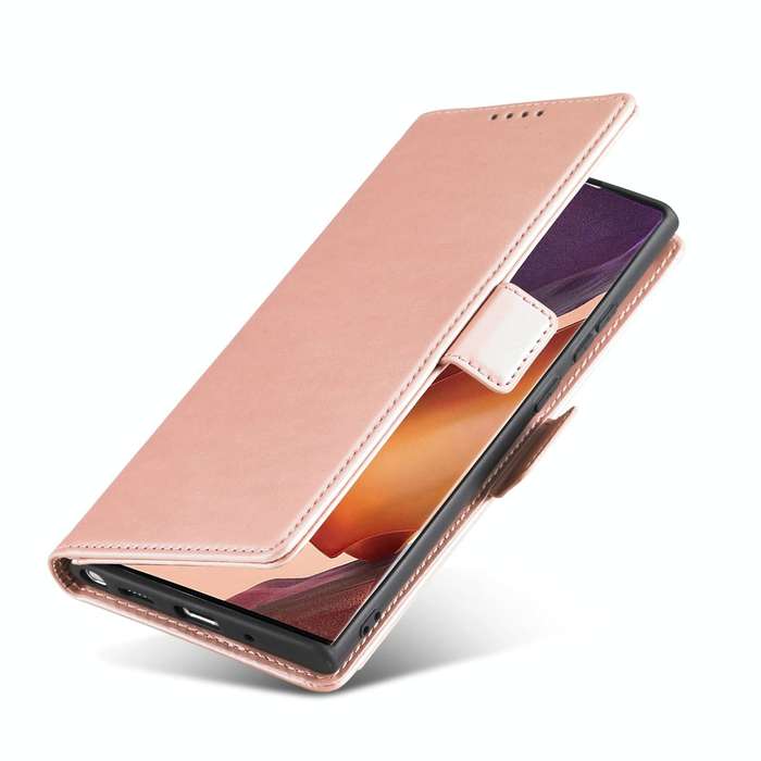 For Samsung Galaxy Note20 Ultra Strong Magnetism Liquid Feel Horizontal Flip Leather Case with Ho...