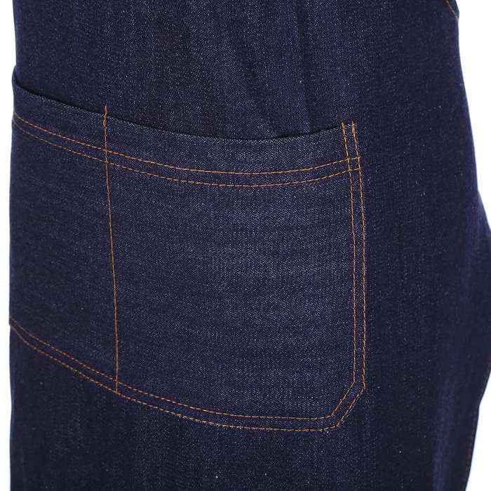 Halter Adjustable Denim Apron(Navy)