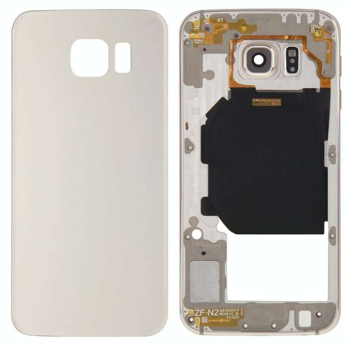 For Galaxy S6 / G920F Full Housing Cover (Back Plate Housing Camera Lens Panel + Battery Back Cov...