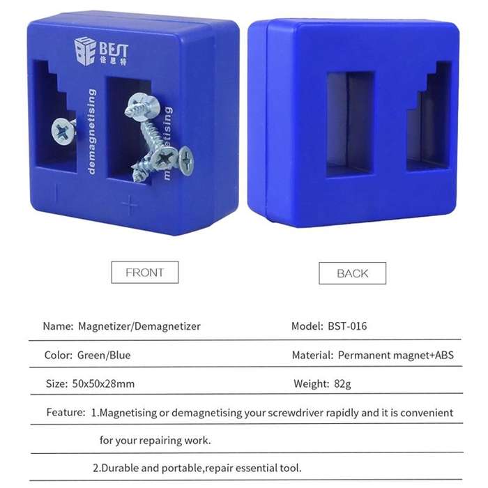 BEST BST-016 Magnetizer Demagnetizer Tool(Blue)