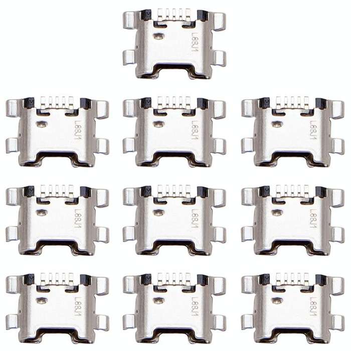 10 PCS Charging Port Connector for Huawei Y6 (2018)