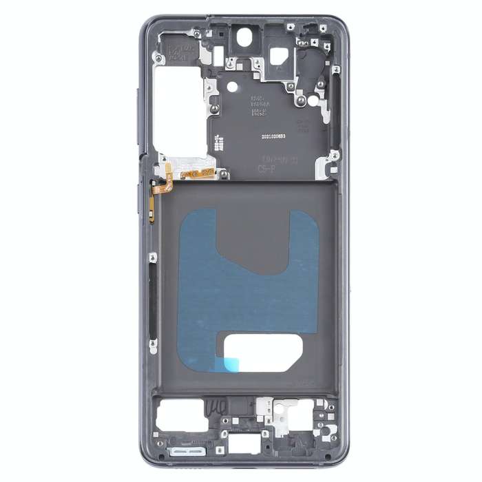 For Samsung Galaxy S21  Middle Frame Bezel Plate (Black)