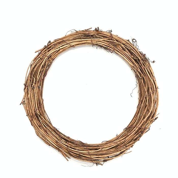 2 PCS Tree Vine Christmas Wreath DIY Rattan Garden Decoration Rattan Window Decoration, Size:20CM