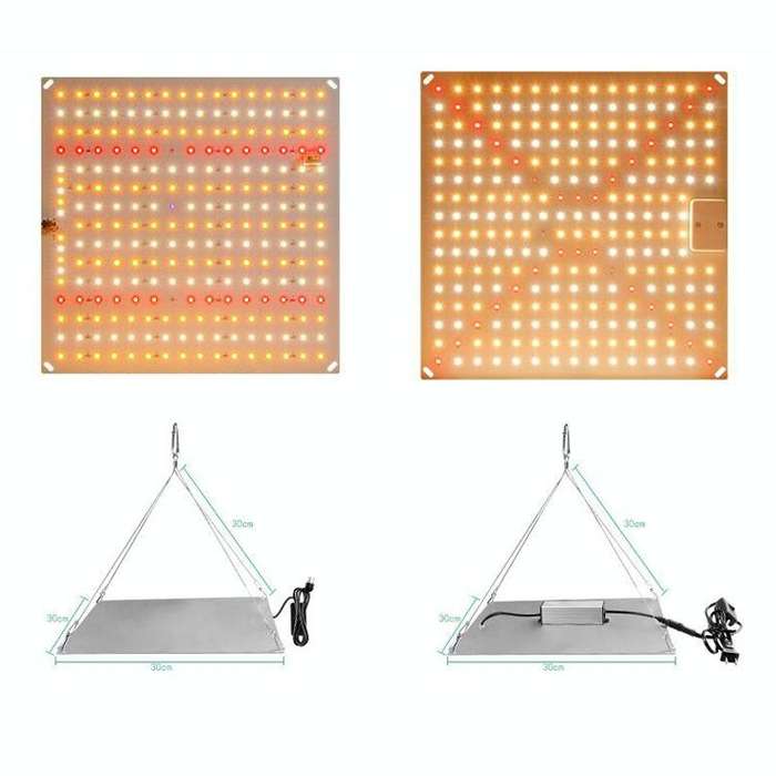 LED Plant Fill Light Full-Spectral Greenhouse Lighting Growth Light, Power: H2 234 Leds 50W(EU Plug)