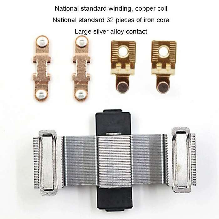 CHNT CJX2-8011 80A 220V Silver Alloy Contacts Multi-Purpose Single-Phase AC Contactor