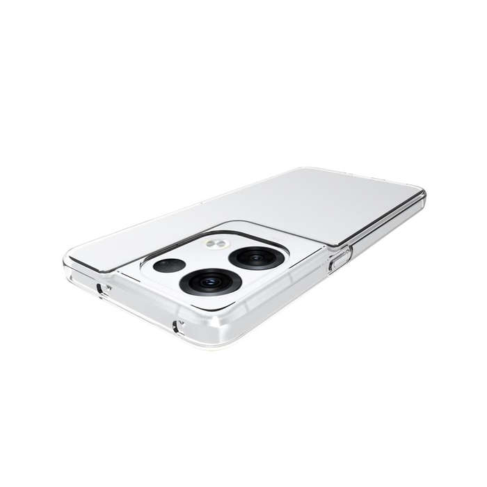 For OPPO Reno8 Pro+ 5G Waterproof Texture TPU Phone Case(Transparent)