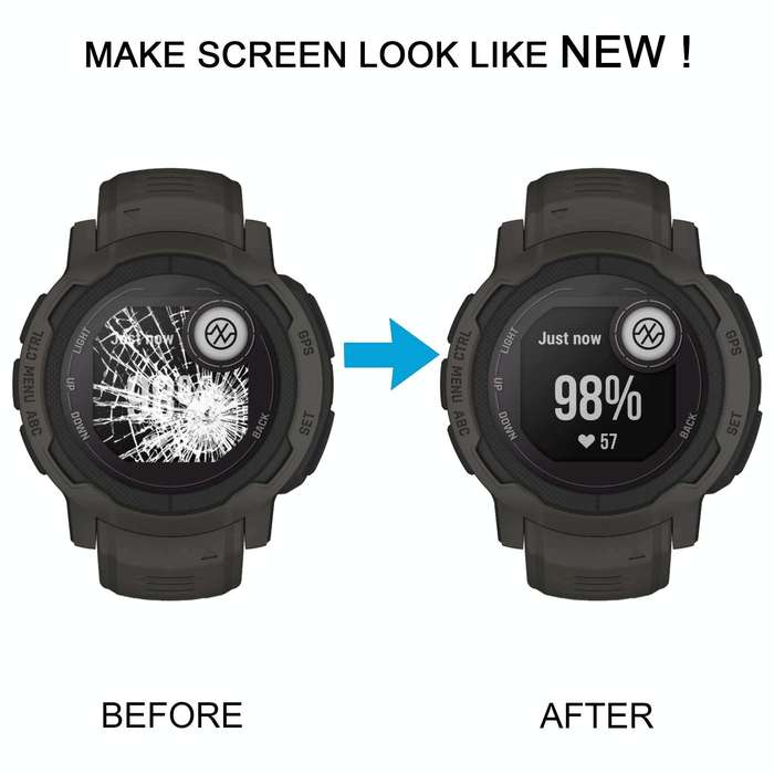 For Garmin Instinct Original LCD Screen with Digitizer Full Assembly(Blue)