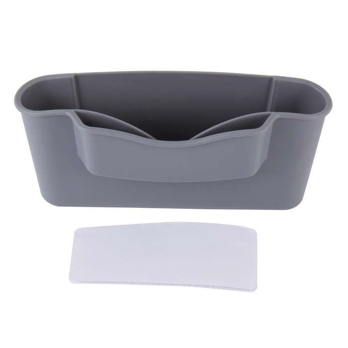 Car TPA Carrying Organizer Storage Box for Phone Coin Key and Other Small Items(Grey)