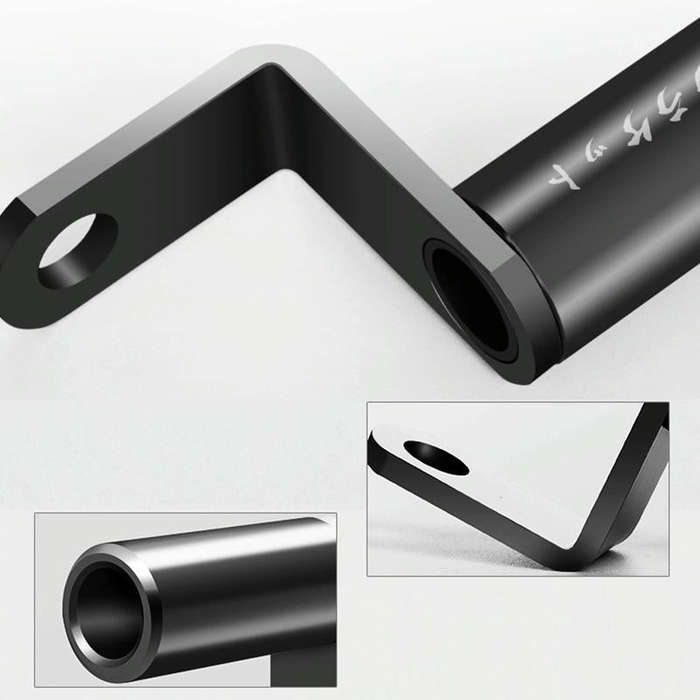 Motorcycle Rear View Mirror Aluminum Alloy Bracket(Red)