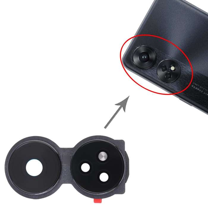 For OPPO Reno8 T 4G Original Camera Lens Cover (Black)