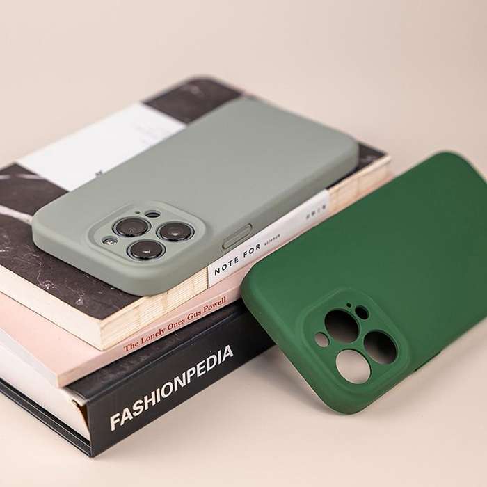 For iPhone 11 Pure Color Liquid Silicone Fine Pore Phone Case(Antique White)