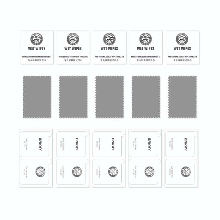For Samsung Galaxy A04 / A04s 5pcs ENKAY Full Glue 0.26mm 9H 2.5D Tempered Glass Full Film