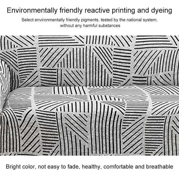 Double Seat Living Room Four Seasons Elastic Full Coverage Non-slip Sofa Cover, Size: 145 x 185cm...