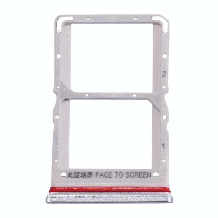 SIM Card Tray + SIM Card Tray for Xiaomi Redmi K30 5G(Silver)