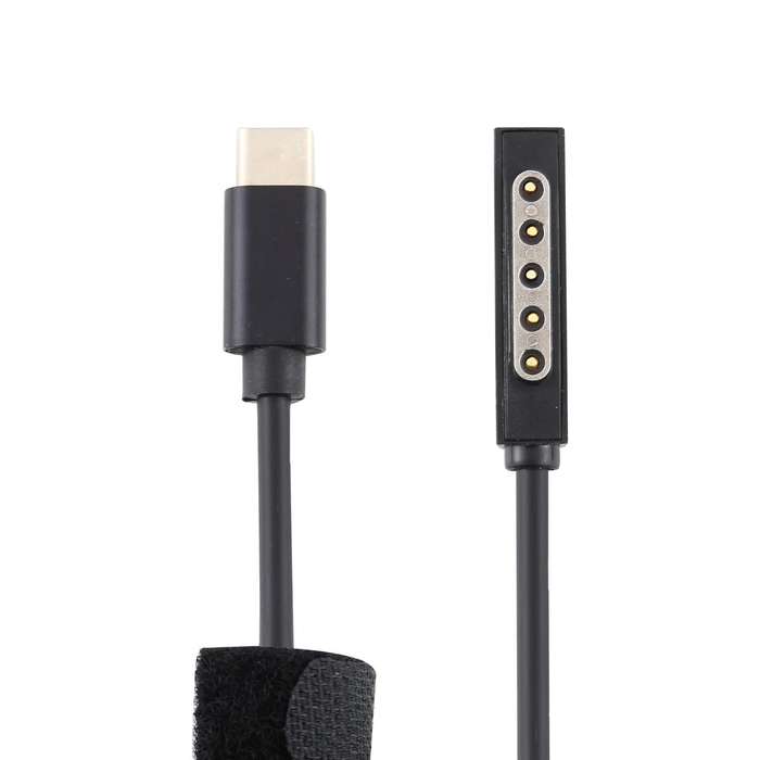 USB-C / Type-C Power Supply PD 65W Fast Charging Cable for Microsoft Surface Pro 2, Cable Length:...