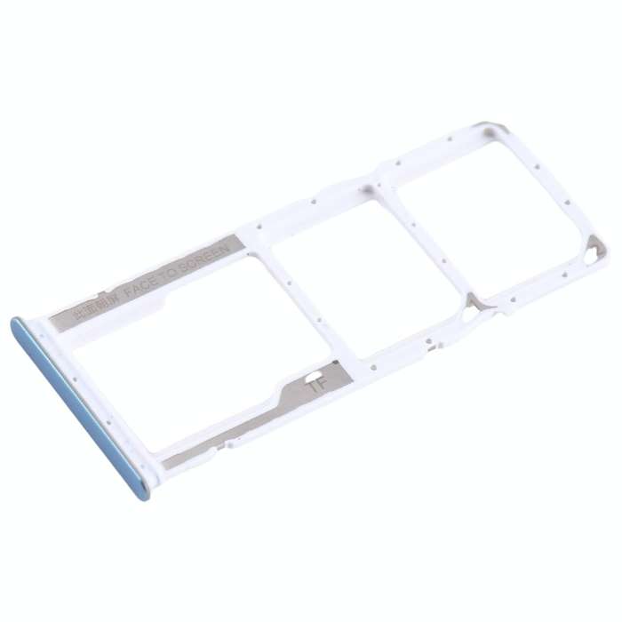 For Xiaomi Poco M4 Pro SIM Card Tray + SIM Card Tray + Micro SD Card Tray (Baby Blue)
