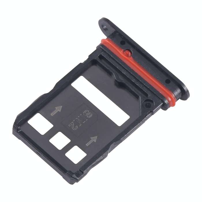 For ZTE nubia Red Magic 9 Pro NX769J SIM Card Tray + SIM Card Tray (Black)