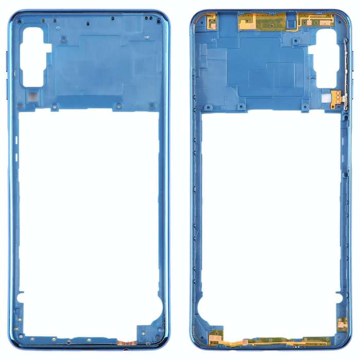 For Samsung Galaxy A7 2018 SM-A750 Middle Frame Bezel Plate (Blue)
