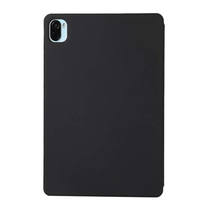 For Xiaomi Pad 5 / Pad 5 Pro Solid Color Magnetic Horizontal Flip Leather Case with Holder(Black)