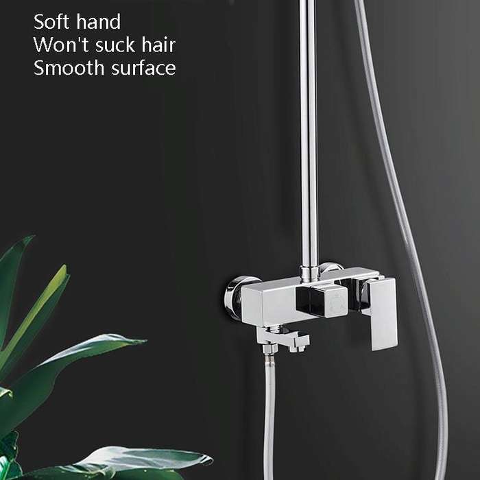 Shower Hose Water Heater Rain Shower Bathroom Stainless Steel Shower PVC Nozzle Hose, Specificati...