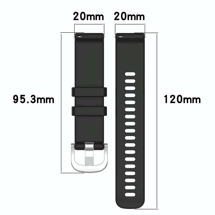 For Garmin vivoactive 5 / Active 5 20mm Silicone Watch Band(Starlight)