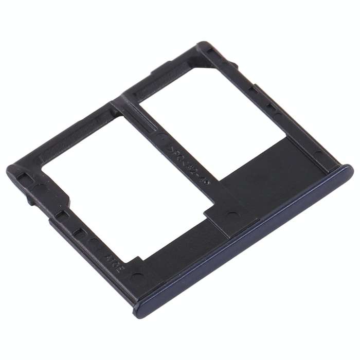 For Samsung Galaxy A10e SIM Card Tray + Micro SD Card Tray (Black)