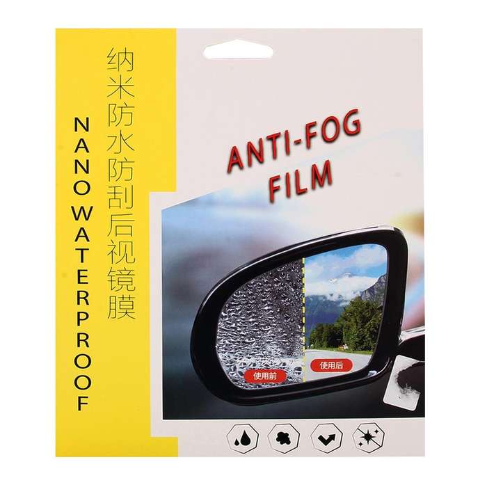 For Nissan Tiida 2011-2014 Car PET Rearview Mirror Protective Window Clear Anti-fog Waterproof Ra...