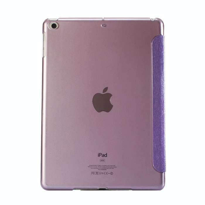 For iPad 9.7 (2018) & iPad 9.7 (2017) & iPad Air Silk Texture Horizontal Deformation Flip Leather...
