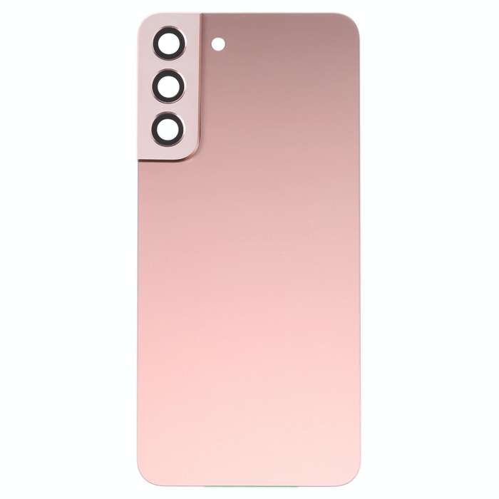 For Samsung Galaxy S22+ 5G SM-S906B Battery Back Cover with Camera Lens Cover (Pink)