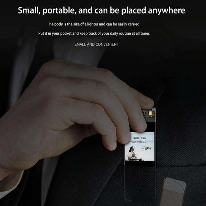 B40 1080P Portable Mini Camera HD Video Recorder Support Loop Recording & Motion Detection(Silver)