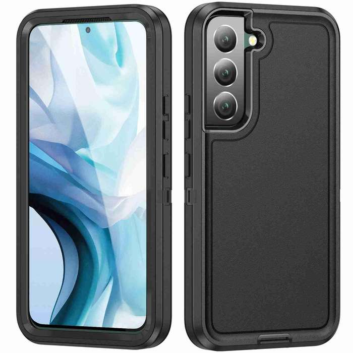 For Samsung Galaxy S22 5G Life Waterproof Rugged Phone Case(Black)