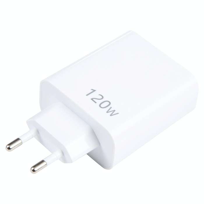 120W Dual PD Type-C + 3 x USB Multi Port Charger, EU Plug
