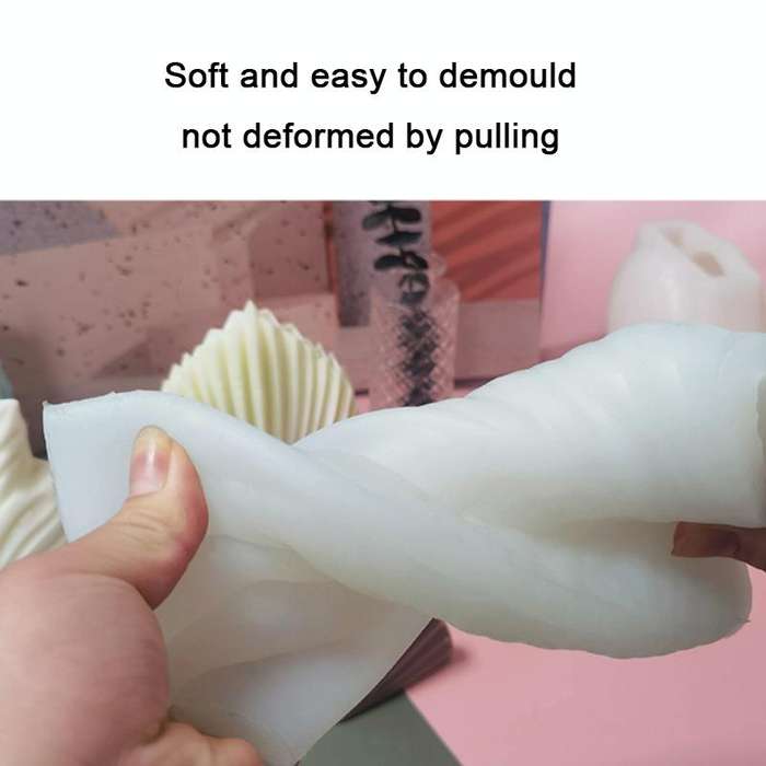 Scallop DIY Scented Candle Silicone Mold, Specification: LZ-217