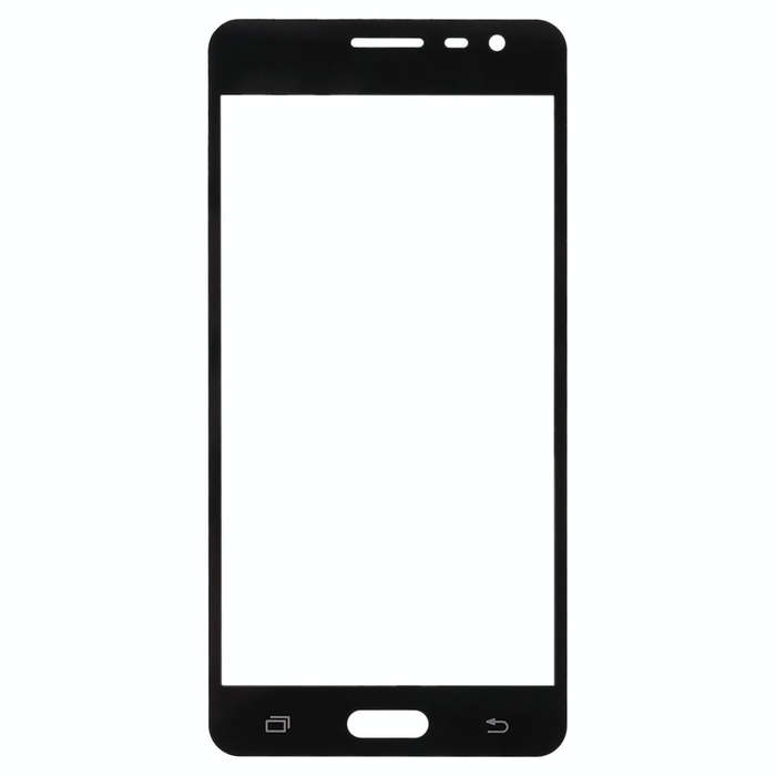 For Samsung Galaxy J3 Pro / J3110 10pcs Front Screen Outer Glass Lens (Black)