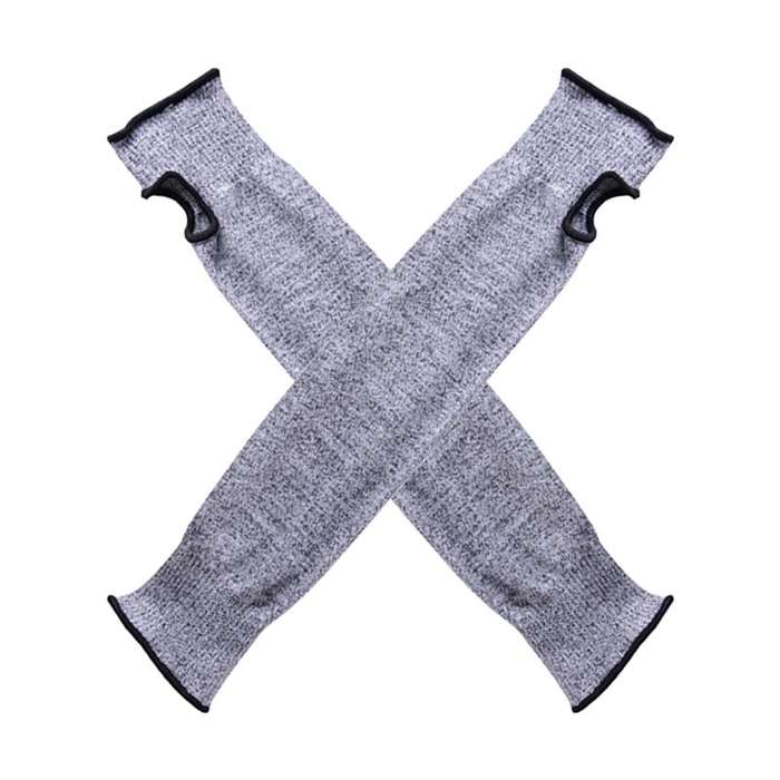 Elastic Breathable Anti-cut Elbow Arm Sleeve HPPE Protective Gear, Length: 45cm