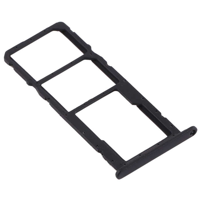 SIM Card Tray + SIM Card Tray + Micro SD Card Tray for Huawei Honor 8A Pro (Black)