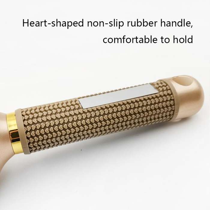 High Temperature Resistant Ceramic Bristles Roller Comb Nylon Needle Cylinder Curling Comb, Colou...