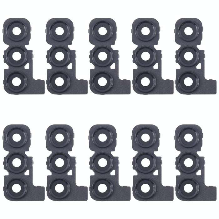 For Samsung Galaxy A24 4G SM-A245F 10pcs Original Rear Camera Lens Cover(Black)