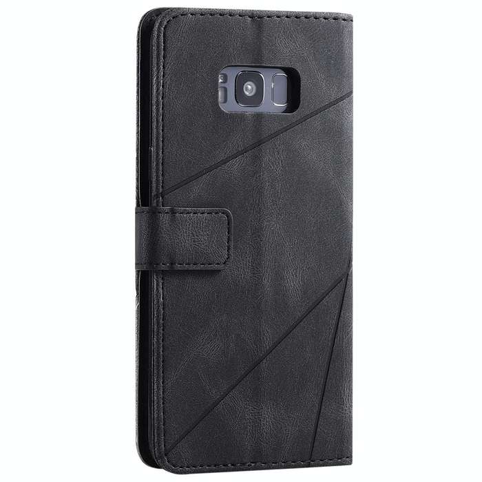 For Samsung Galaxy S8 Plus Skin Feel Splicing Horizontal Flip Leather Case with Holder & Card Slo...