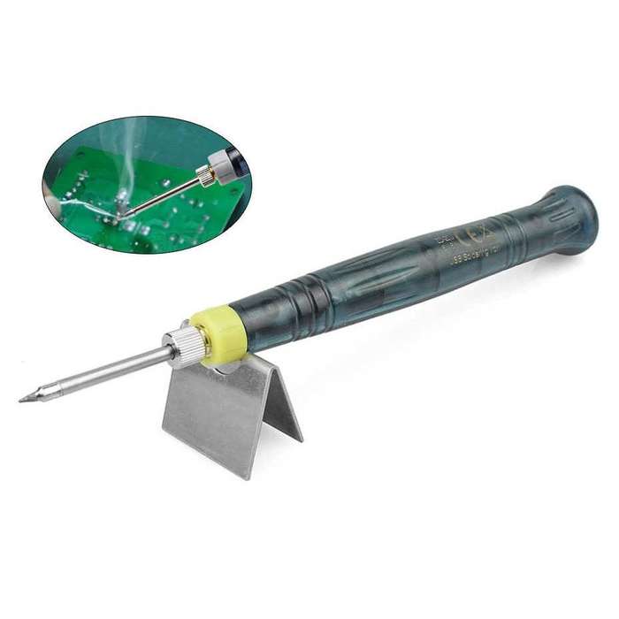 Portable USB Powered Soldering Iron Pen 5V 8W Long Life Tip + Touch Switch Protective Cap Auto Sh...