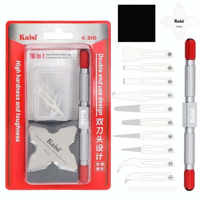 Kaisi K-310 Double Headed Crowbar High Toughness Blade Set