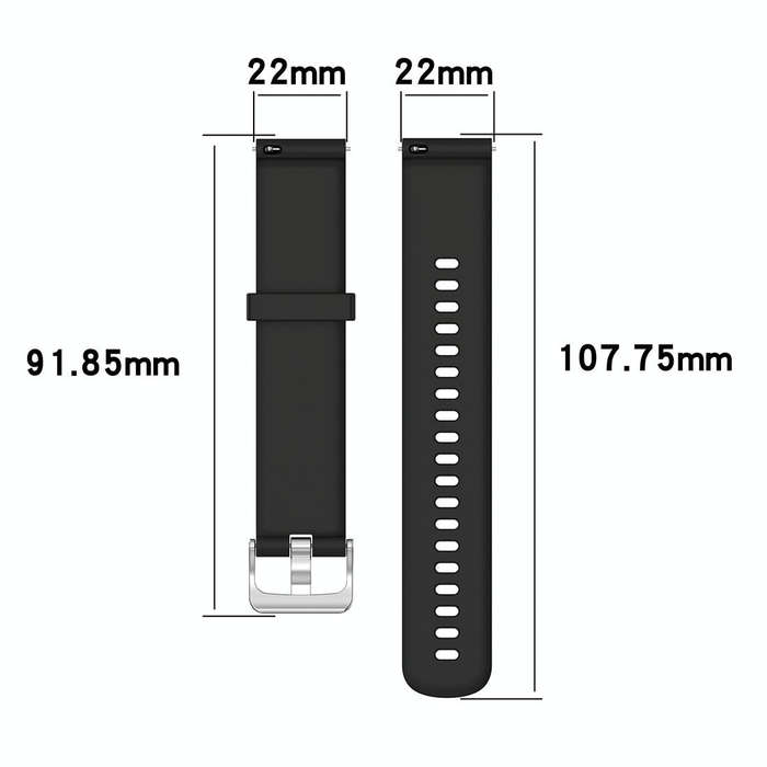 22mm Texture Silicone Wrist Strap Watch Band for Fossil Hybrid Smartwatch HR, Male Gen 4 Exploris...