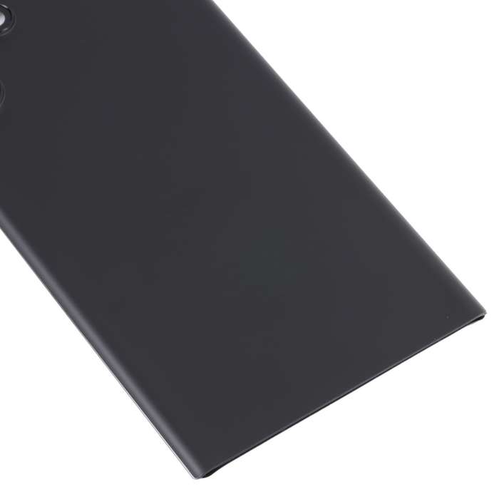 For Samsung Galaxy S22 Ultra 5G SM-S908B Battery Back Cover with Camera Lens Cover (Black)