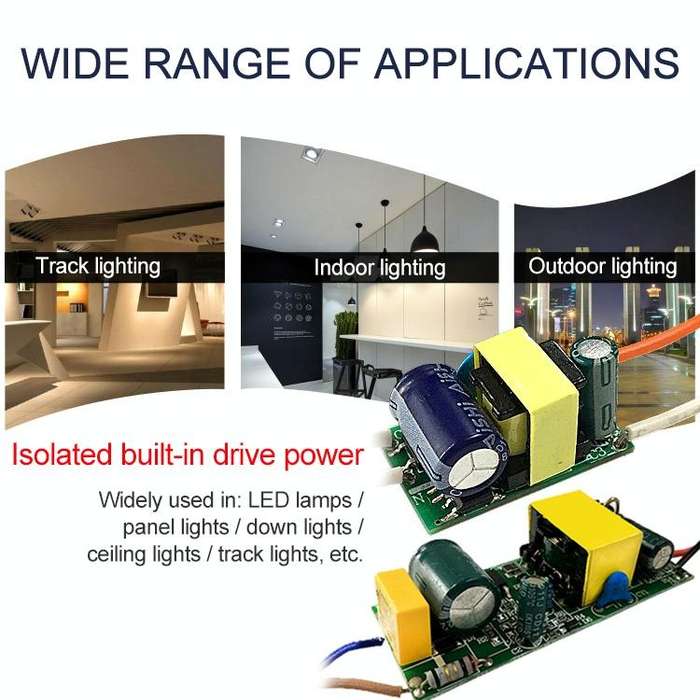 4-7W LED Driver Adapter Isolated Power Supply AC 85-265V to DC 12-26V
