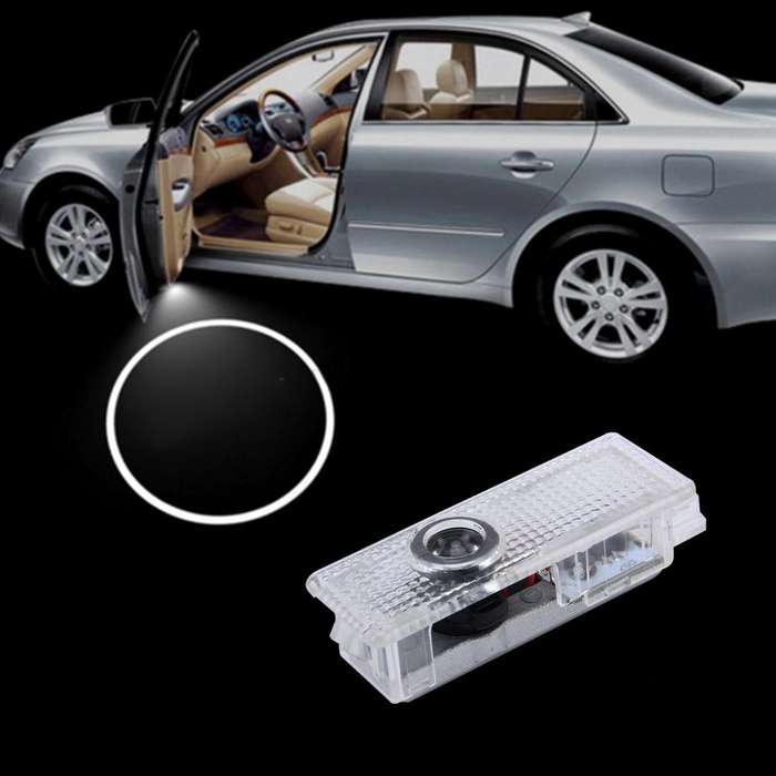 2 PCS LED Car Door Welcome Logo Car Brand 3D Shadow Light for 2011-2014 Version BMW Mini