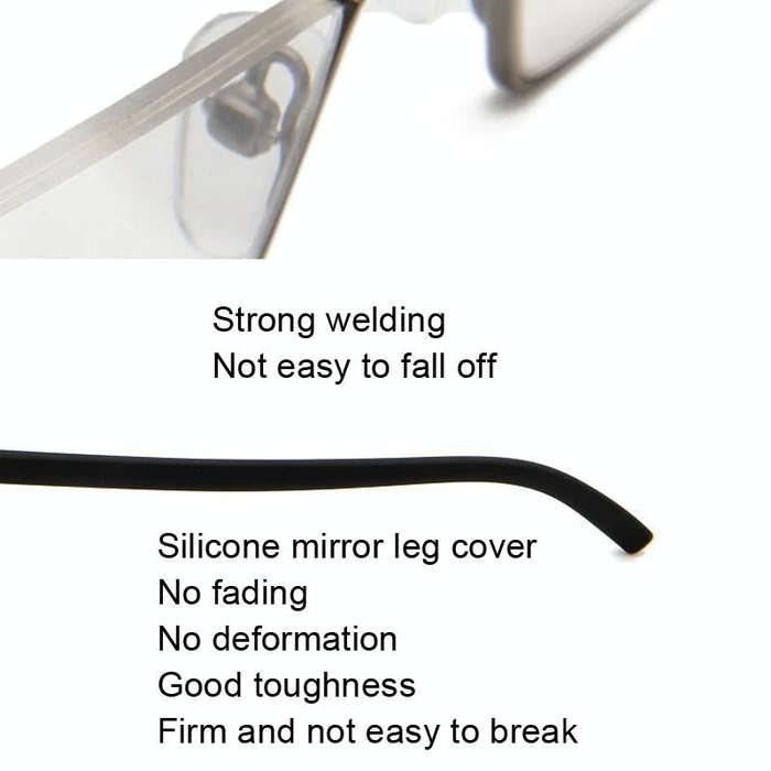 TR90 Seniors Clear Glasses With Portable Case Lightweight Presbyopic Glasses, Degree: +4.00(Red)